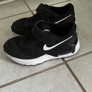 Nike Kids Black and White Air Max Sneakers